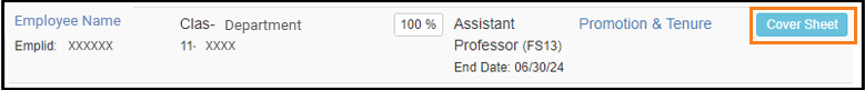 Snapshot of FRAP with Cover Sheet button outlined