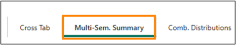 portion of campus data website with Mult-Sem. Summary highlighted